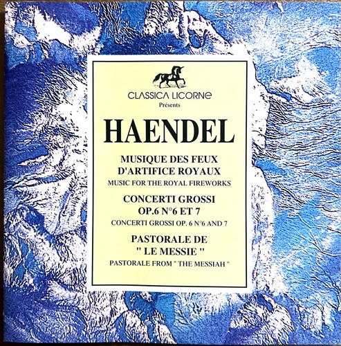 Haendel musique des feux - musique,