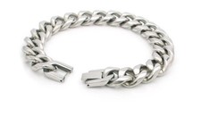 Wide rock trendy Chain link