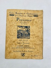 DERYS - Carte Routière et Gastronomique Provence - 1930s