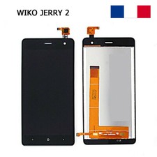 Ecran LCD  vitre tactile Wiko Jerry 2 noir  - envoi rapide