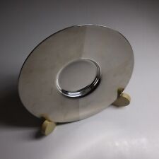 Soucoupe café métal inox design atelier OÏ NESPRESSO vintage déco table N7853 