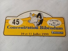 Michelin plaque rallye 1999 - plaque,