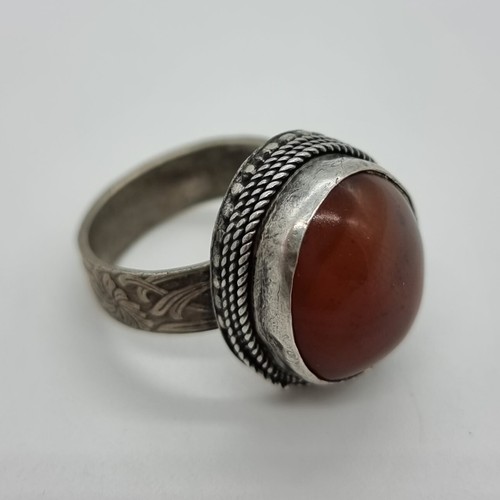 Bague argent orientale - 13., argent,