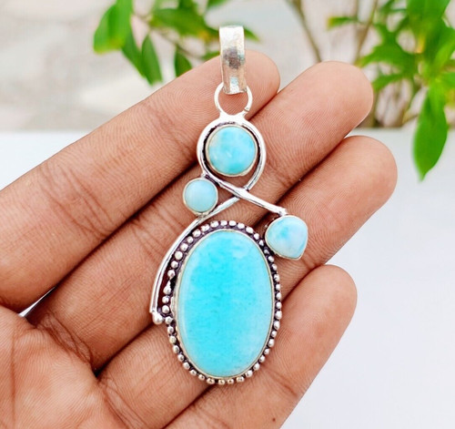 Natural larimar gemstone - natural,