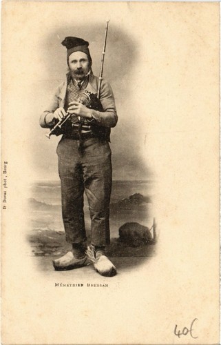 Cpa bourg ménetrier bressan - cpa,