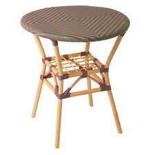 Table à Manger en Rotin "Geo"