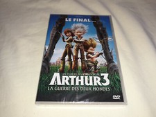 DVD ARTHUR 3 LA GUERRE DES DEUX MONDES NEUF SOUS BLISTER