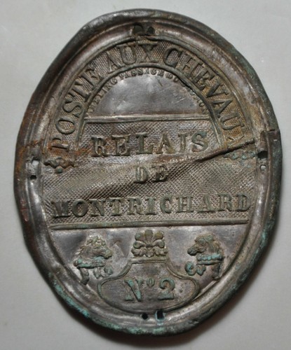 Plaque métier relais de - de,