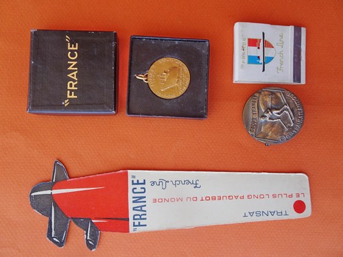 Lot objets paquebot france - lot, 4