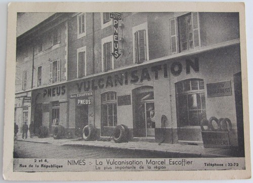 Postcard pub marcel escoffier - pub,