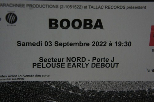 Concert booba stade france - booba,