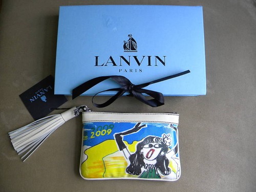 Lanvin cuir toile - toile, Île