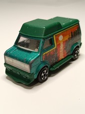 US Van Fourgon Vert Couché De