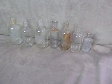Lot flacons en verre - de,