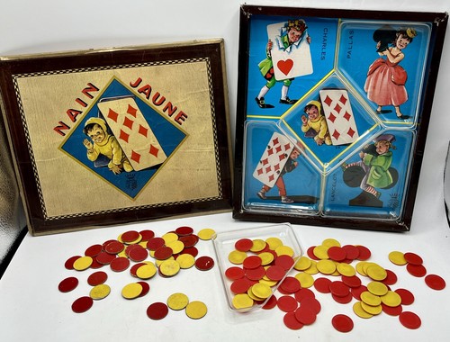 Jeu nain jaune - du, bleu