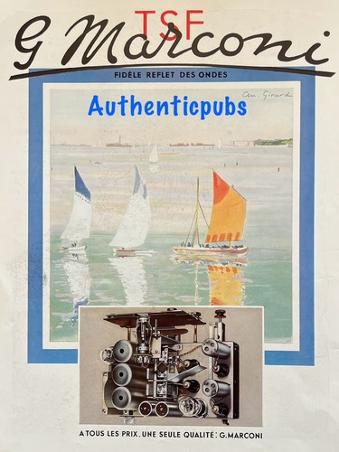 Publicite marconi tsf fidele - publicite,