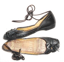 DORKING ballerines cuir noir P 38 TBE