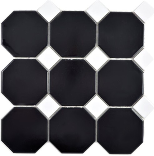 Mosaïque céramique noir - céramique,