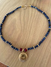 collier ras du cou lapis