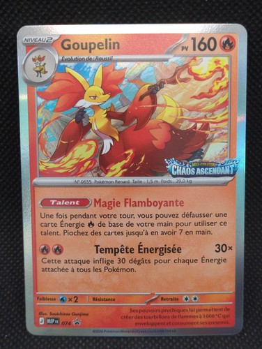 Carte pokemon goupelin - goupelin, me04