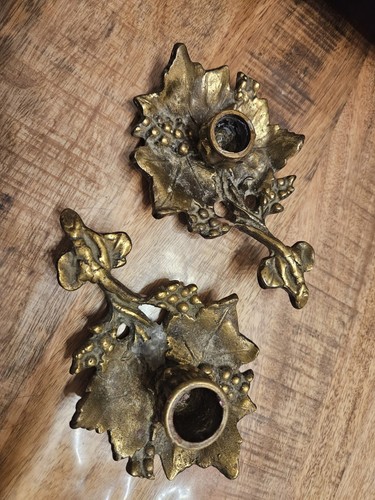 Paire bougeoirs vintage - ​paire,