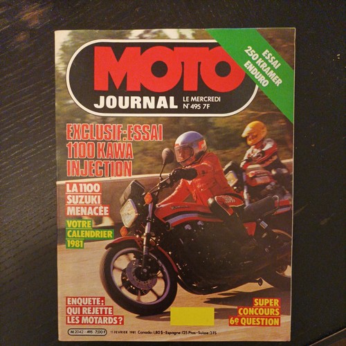 Moto journal 495 - journal, suzuki