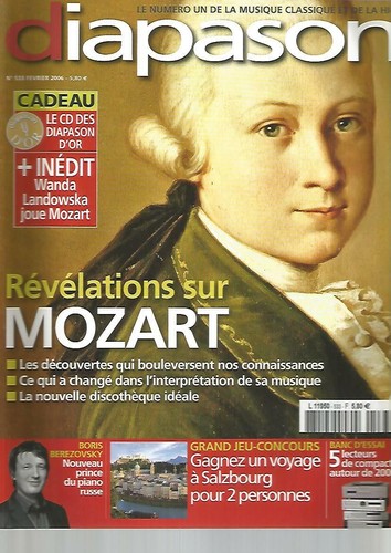 Diapason 533 mozart boris - n°533,