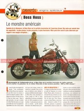 BOSS HOSS à moteur CHEVROLET V8 ZZ4 355 502 CV Joe Bar Team Fiche Moto #000972