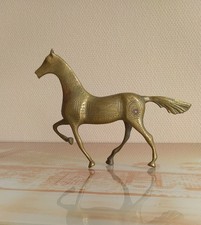 Statuette cheval laiton - statuette, en