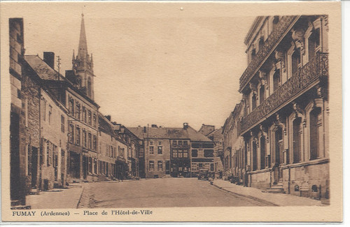 Ardennes fumay place - cp,