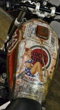 TOILE TABLEAUX   moto lucky