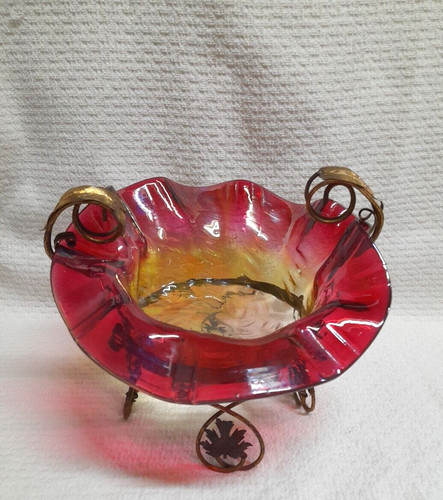 Coupe art nouveau verre - nouveau,