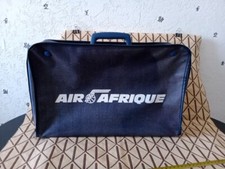 Valise Vintage AIR AFRIQUE Tissu Semi Rigide Années 70 