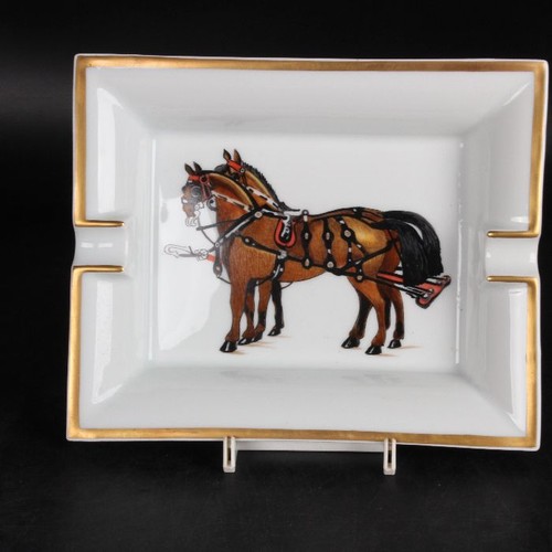 Cendrier hermès motif cheval - hermès,