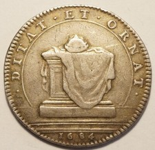 LOUIS XIV: RARE JETON ARGENT