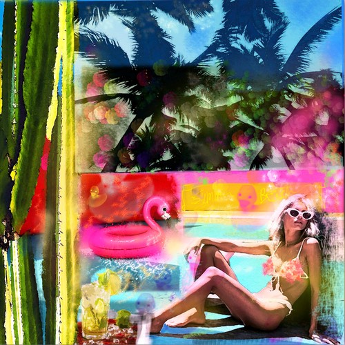 Tableau pop art acapulco - art,