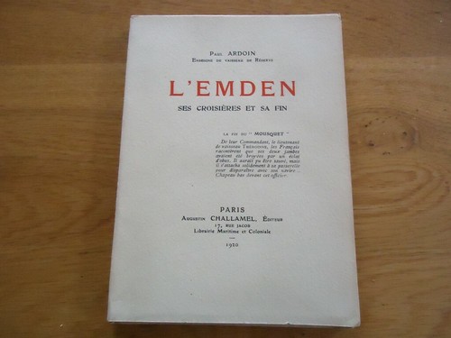 Wwi emden ses croisieres sa - wwi,
