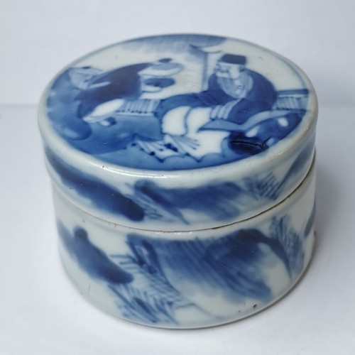 Antique chinese blue and white - blue,