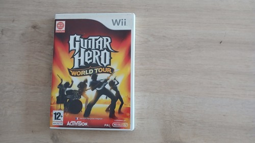 Jeu wii guitar hero - guitar, world