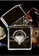 2°REP  PARA ZIPPO - Briquet militaire de parachutiste (Légion Etrangère & Armée)