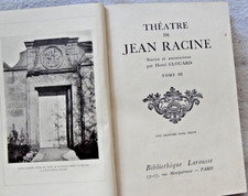 Théâtre De Jean RACINE * Iphigénie - Phèdre - Esther - Athalie * Larousse 1928