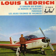LOUIS LEDRICH PARICOLOR FRENCH ORIG EP POCHETTE AVION