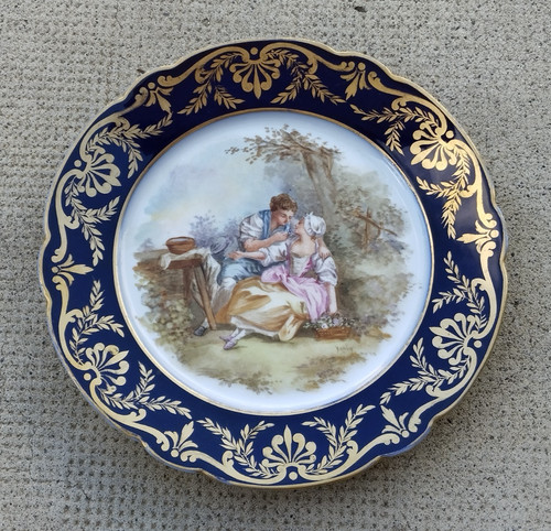 Assiette porcelaine sevres - assiette,