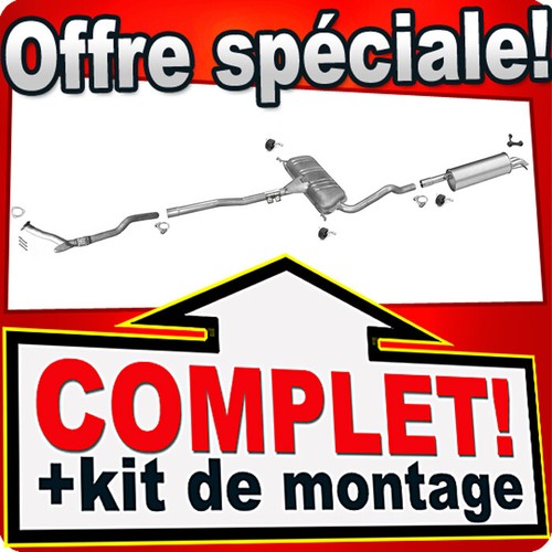 échappement pour skoda superb - pour,