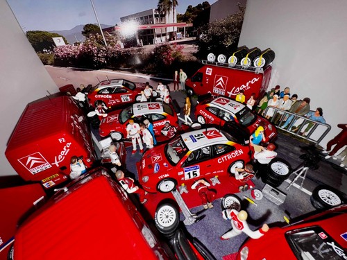 Diorama assistance rallye - assistance,