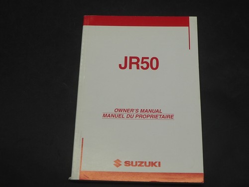 Suzuki jr50 2004 manuel - k4, du
