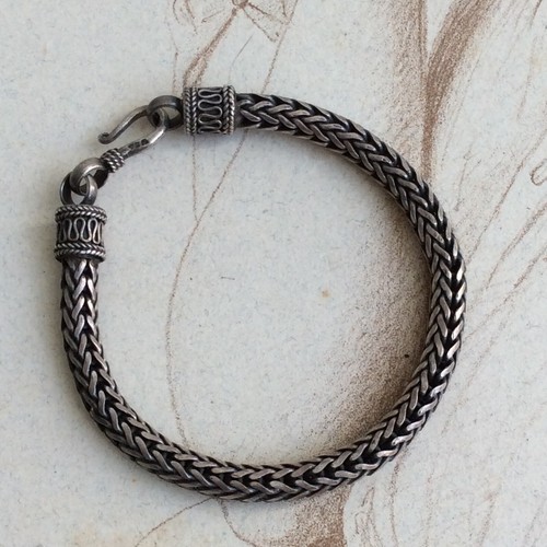 Bracelet vintage maille - bracelet, en