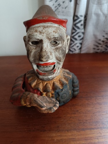 Ancienne tirelire clown - , en