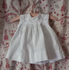 ANCIENNE ROBE DE PETITE FILLE EN VOILE DE COTON