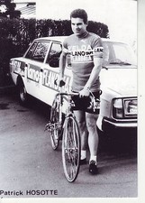 CYCLISME carte cycliste PATRICK HOSOTTE équipe FLANDRIA LANO VELDA 1978
